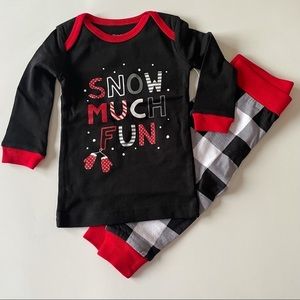 Snow Much Fun’ Baby Pyjamas Size 3 & 6 Months